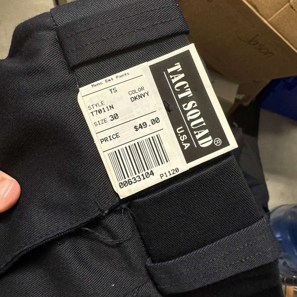 NWT Tact Squad Dark Navy EMS carpenter style working pants multiple sizes - Picture 9 of 12